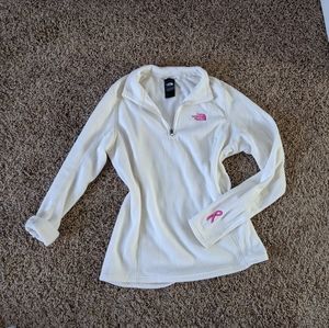 Pink Ribbon Half Zip